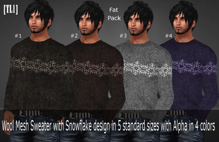 WOOL MESH SWEATERS - FAT PACK (BOXED)