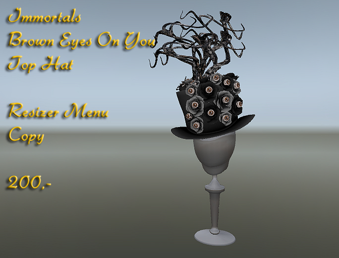 IMMORTALS "BROWN EYES ON YOU" TOP HAT