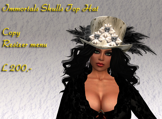 IMMORTALS TOP HAT SKULLS