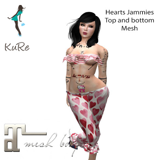Hearts Jammies box