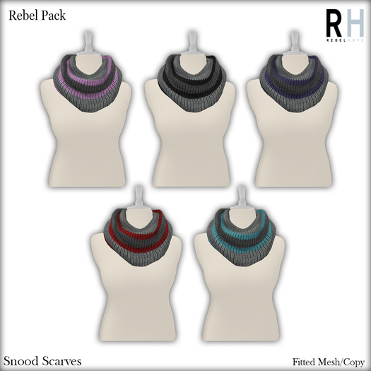 !Rebel Hope - Mesh Snood Scarf Rebel Pack