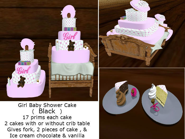 Boy Baby Shower Cake (Black)