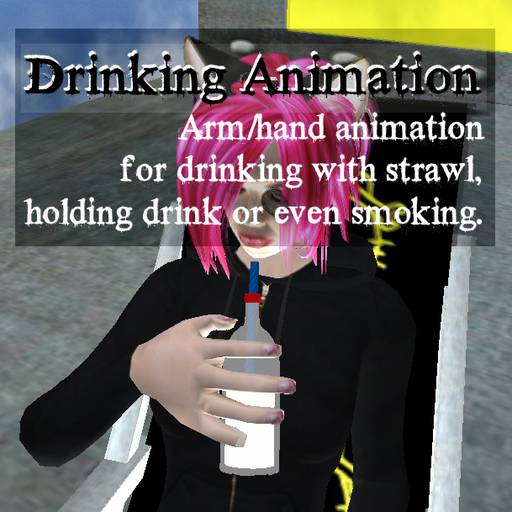 Drinking-w-Strawl - Full Perm Animation