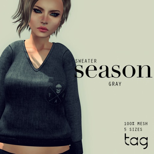 tag. sweater season [gray]