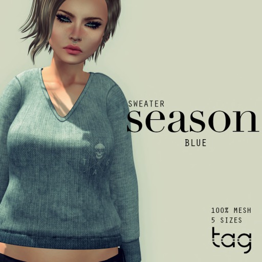 tag. sweater season [blue]
