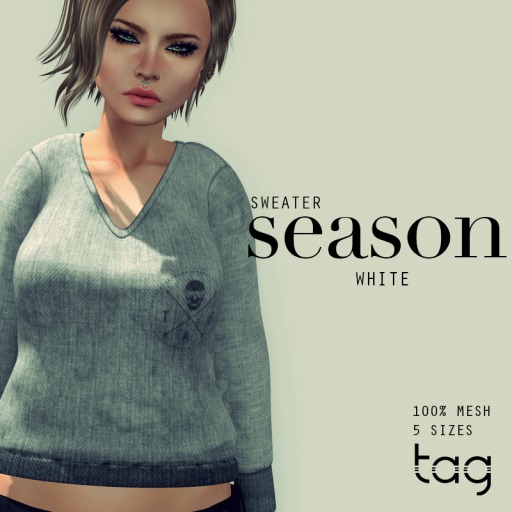 tag. sweater season [white]