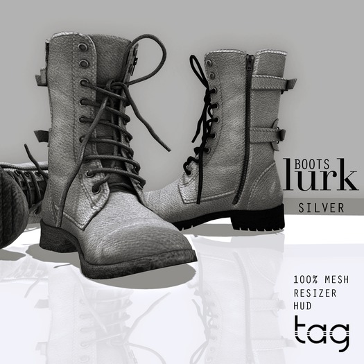 tag. boots lurk [silver]