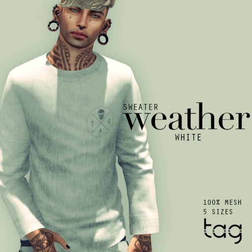 tag. sweater weather [white]