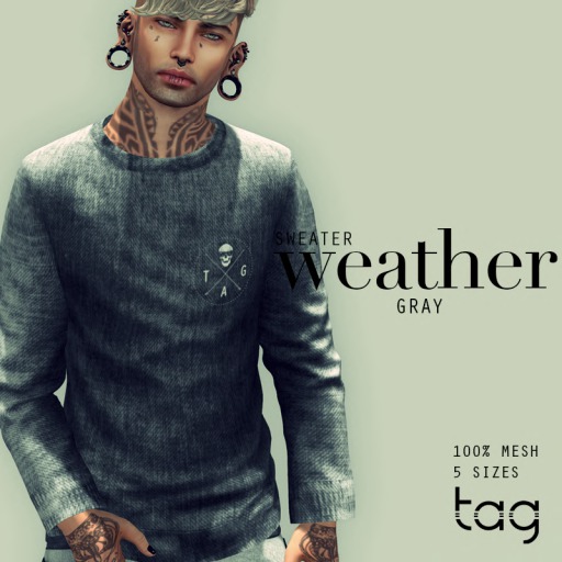 tag. sweater weather [gray]