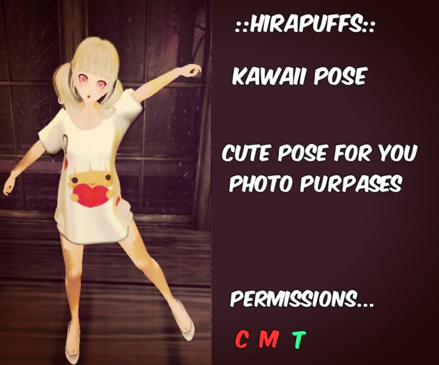 Hirapuffs Kawaii Pose