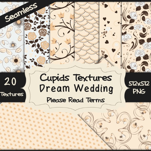 *Cupids Textures * 20 DREAM WEDDING SET 1