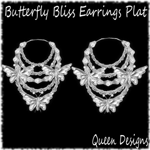 Butterfly Bliss Earrings Plat