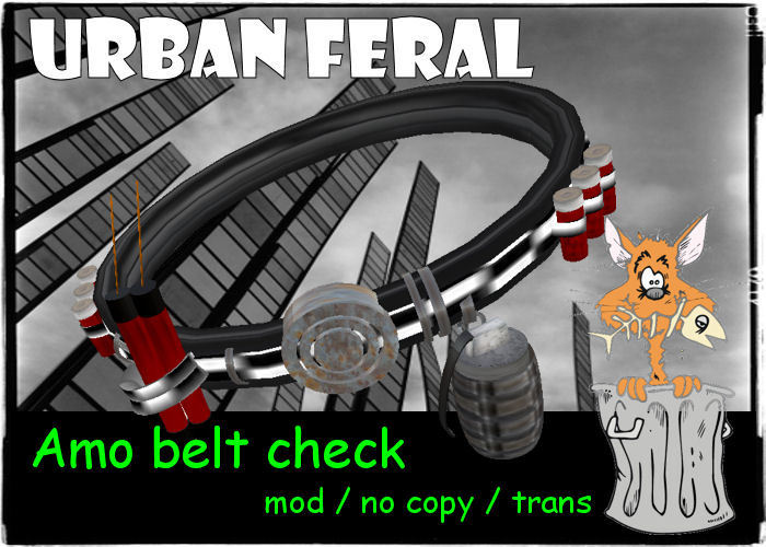 Urban Feral - Amo Belt Check (Male)