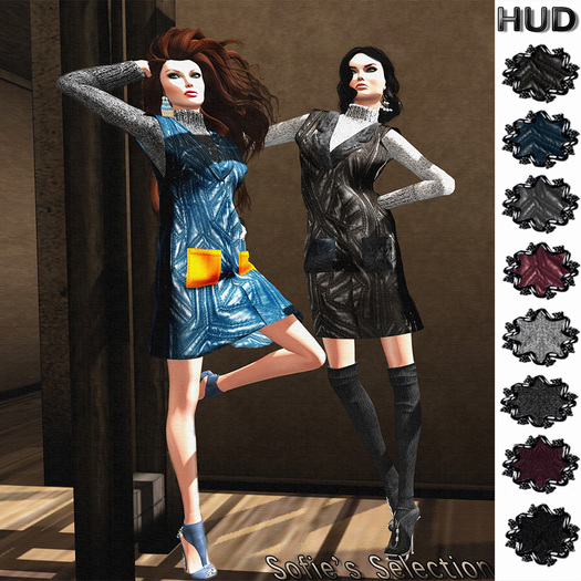 <S> Mesh Vest-Sweater Outfit With Hud