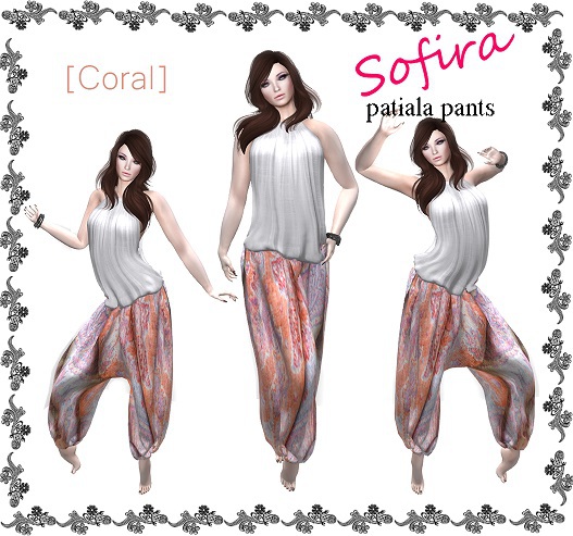 ::DC:: Patiala pants Coral