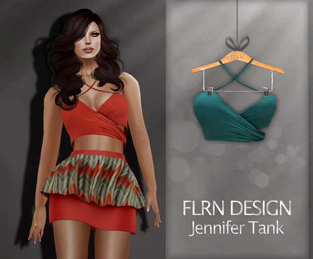[FLRN] Jennifer Tank Teal