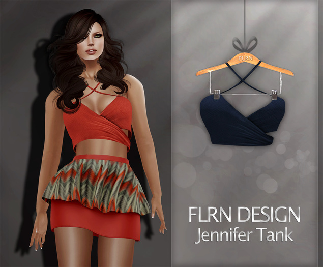 [FLRN] Jennifer Tank DarkBlue
