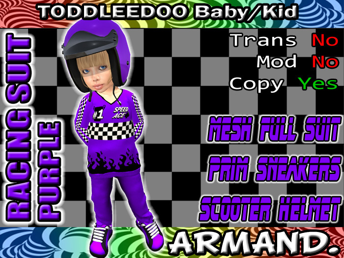 --ARMAND-- RACING SUIT - PURPLE