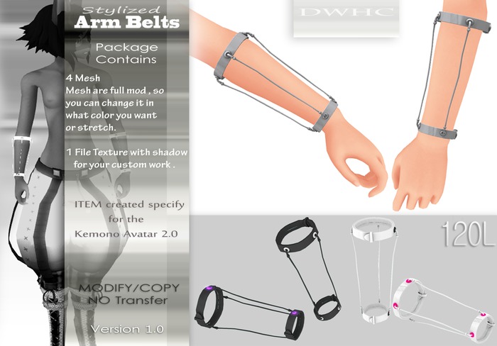 [[DWHC MESH Kemono ArmBand v1 ]]