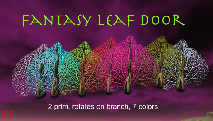 Fantasy Leaf Door Set
