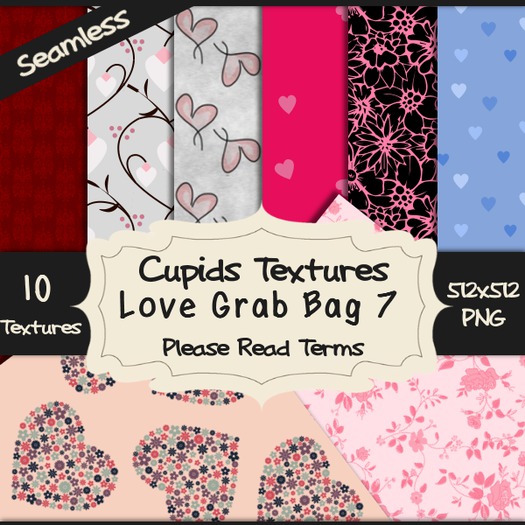 *Cupids Textures * 10 LOVE GRAB BAG SET 7