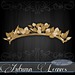 Autumn leaves tiara gold