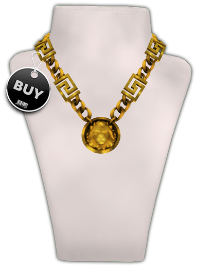 [BODY FACTORY] Lion Necklace (Deep-Gold)