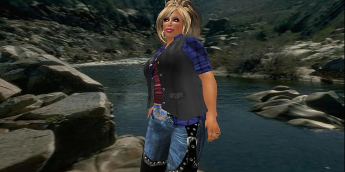 Ladies Vest - with pockets - Grey