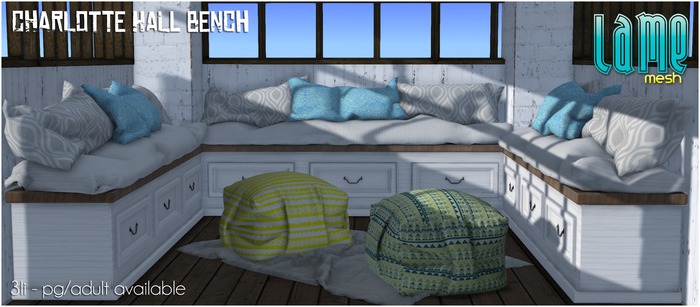 Infinite - Charlotte Hall Bench (PG)