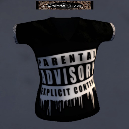 [QXii] ParentalAdvisory Mens V-Neck Shirt Bag