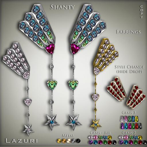 [< Lazuri >] Shanty Earrings -SALE 75% OFF