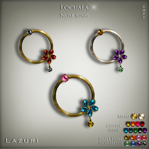 Lazuri Locuala Nose Ring