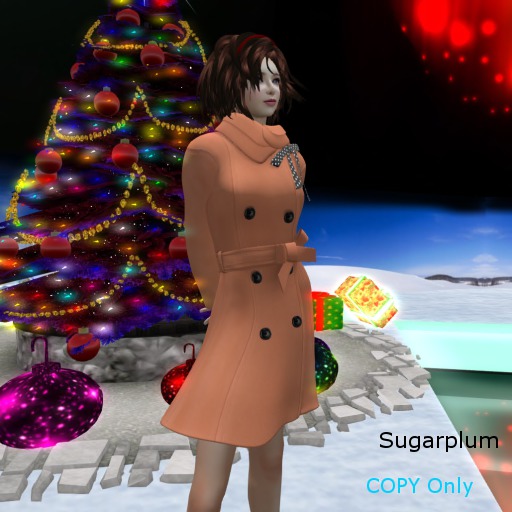 Sugarplum Slim Woolen Trench Coat