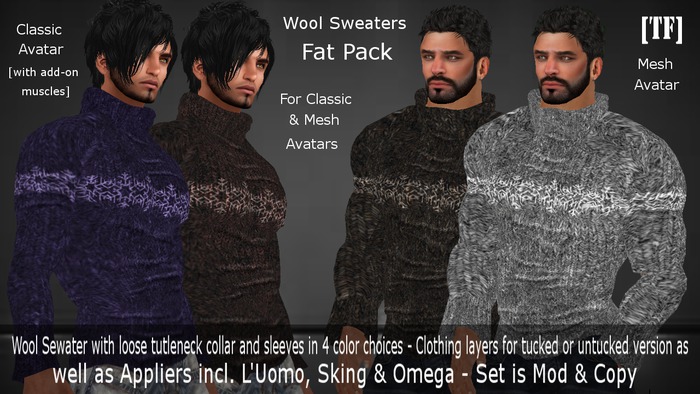 WOOL SWEATER  - FAT PACK (BOXED)