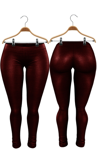 Bueno Leggings Deep Red