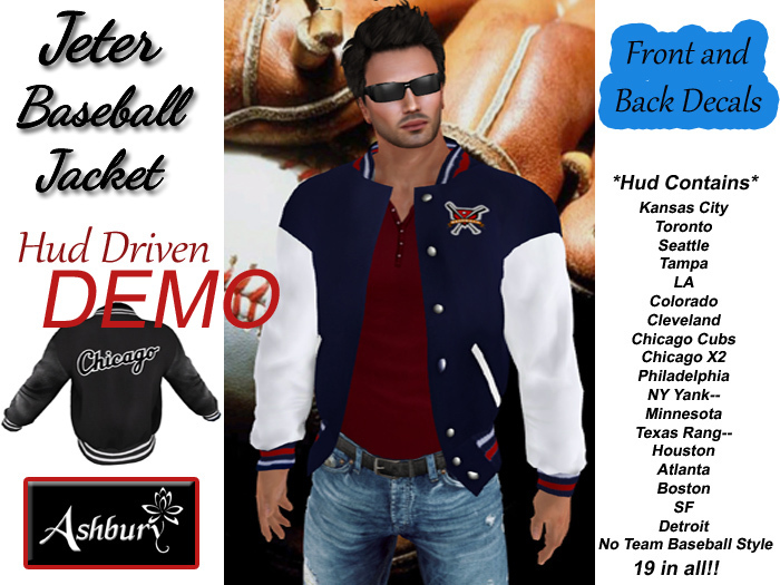 [ASHBURY] Jeter Baseball Jacket-DEMOS