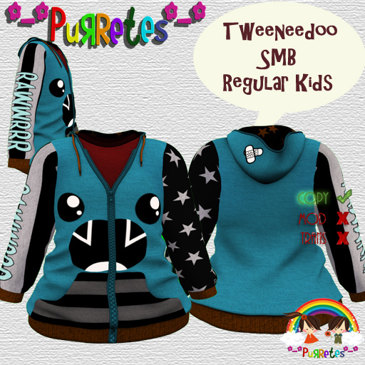 *-*Purretes*-*Wow  Monster Hoodie  RK ,Tweeneedoo