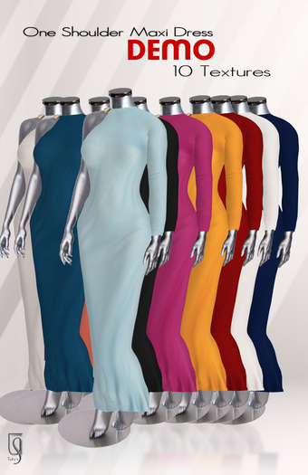 DEMO Tt_One Shoulder Maxi Dress