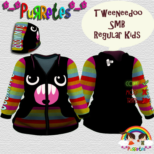 *-*Purretes*-* Angry Monster Hoodie  RK ,Tweeneedoo