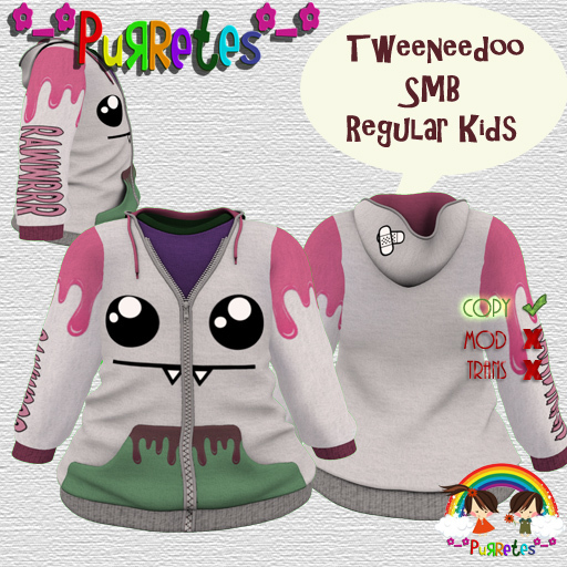 *-*Purretes*-*Ice Cream Monster Hoodie  RK ,Tweeneedoo