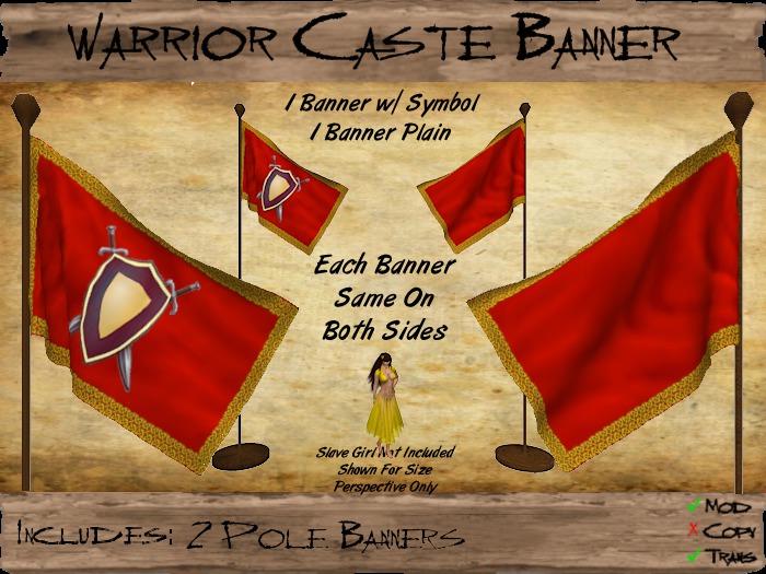 Warrior Pole Flag (MP) (tgc1907)