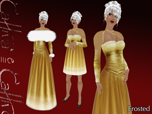 formal dresses derry city Long Glitter Formal Dress with Bell Sleeves Rose Gold / 3XLarge