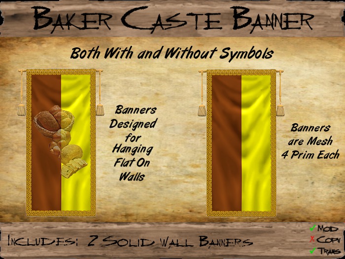 Baker Banner w/Tassels