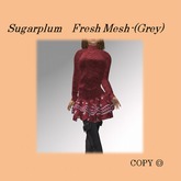Sugarplum  Fresh Mesh-(Red)