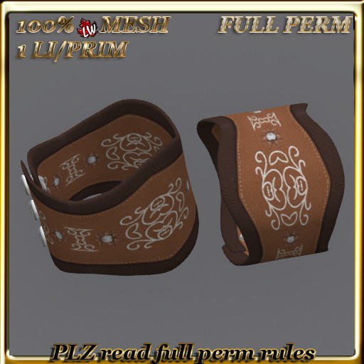 LW_ Mesh Leather Bangle 7