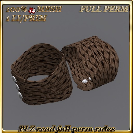 LW_ Mesh Leather Bangle 9