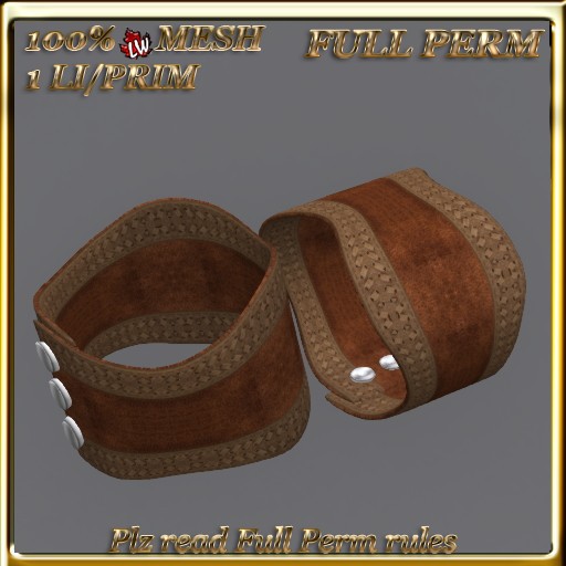 LW_ Mesh Leather Bangle 13
