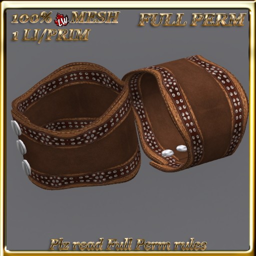 LW_ Mesh Leather Bangle 16