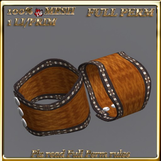 LW_ Mesh Leather Bangle 17