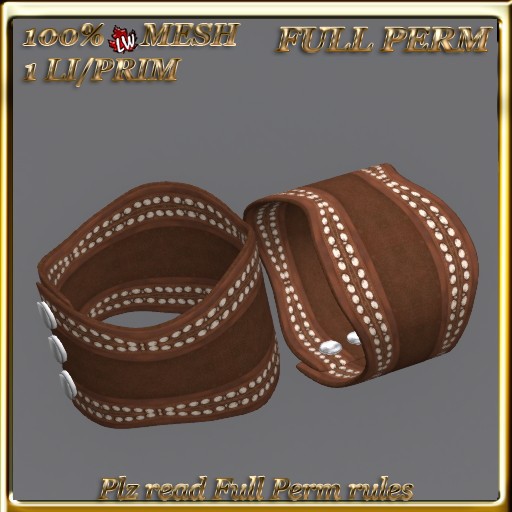 LW_ Mesh Leather Bangle 20